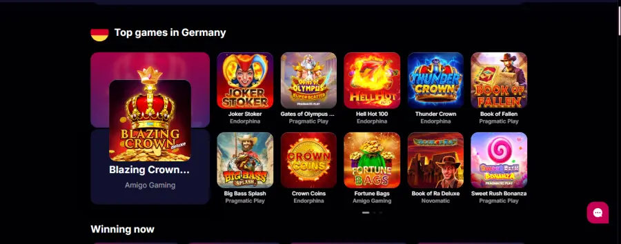 Screenshot der NV Casino Website auf einem Desktop und mobilen Gerät